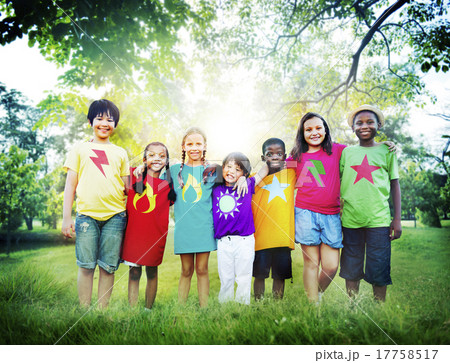 Children Friendship Togetherness Smiling Happiness Children Friendship Togetherness Smiling Happiness 17758517