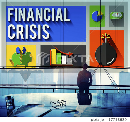 Financial Crisis Problem Money Issue Concept Financial Crisis Problem Money Issue Concept 17758629