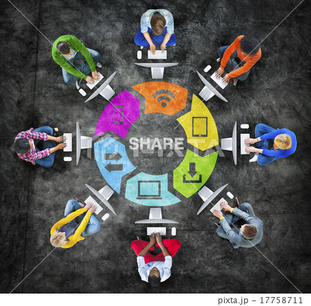 People Social Networking and Sharing Concept People Social Networking and Sharing Concept 17758711