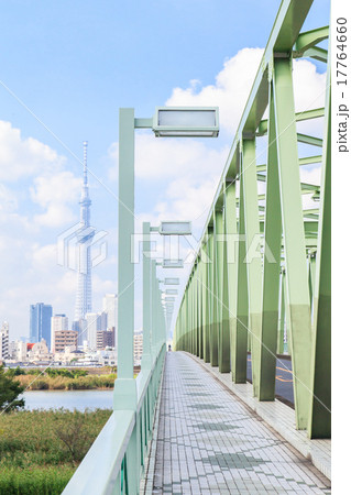 木根川橋越しに望む東京スカイツリーの風景 木根川橋越しに望む東京スカイツリーの風景 17764660