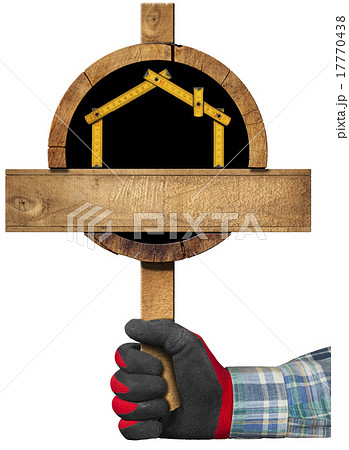 Wooden Sign for Construction Industry 17770438