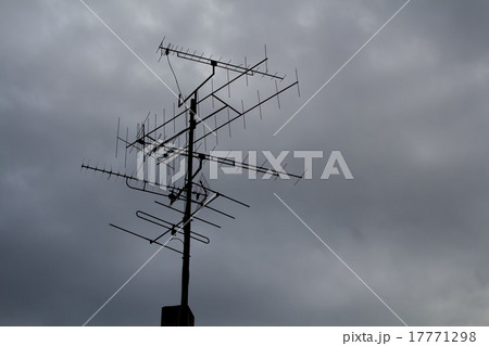 Antenna and Cloudy Sky Antenna and Cloudy Sky 17771298