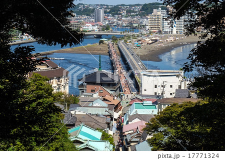 江ノ島 弁天橋(俯瞰) 江ノ島 弁天橋(俯瞰) 17771324