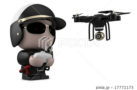 Policeman with drone. 17772173