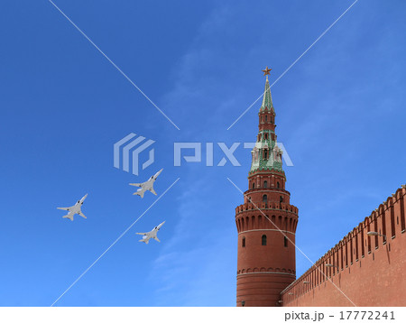 Russian military aircrafts fly over Moscow Russian military aircrafts fly over Moscow 17772241