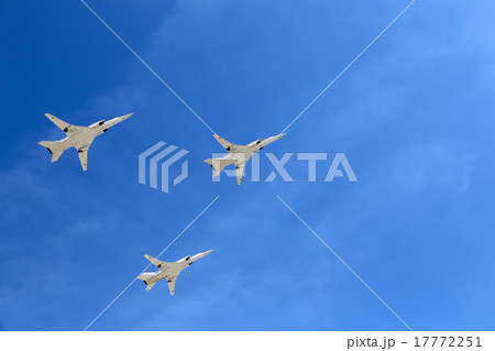 Russian military aircrafts fly over Moscow  17772251