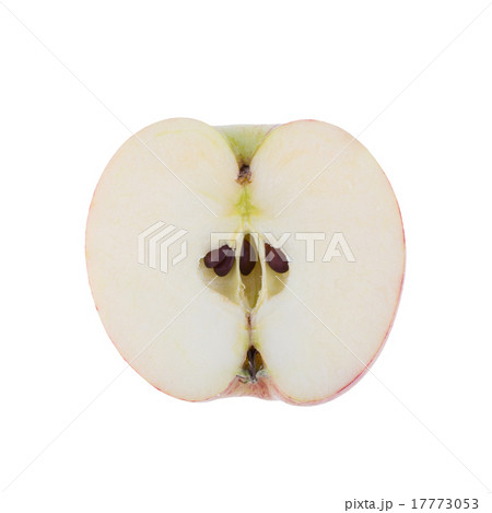 half of apple isolated on white background half of apple isolated on white background 17773053