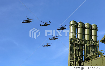 anti-aircraft missiles and military aircrafts 17773520