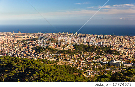 View of Barcelona including Sagrada Familia 17774675