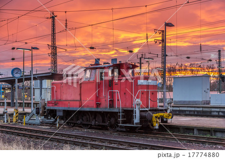 A shunter at Karlsruhe station - Germany A shunter at Karlsruhe station - Germany 17774880
