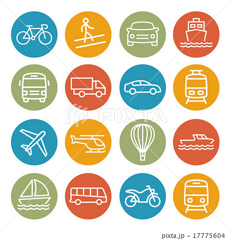 Transport line icons 17775604