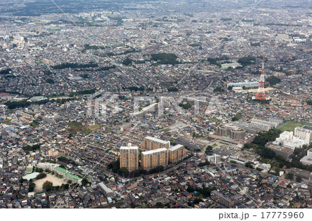 千葉県習志野市藤崎付近を空撮 17775960