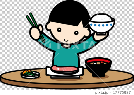 一個男孩在桌上 一個男孩在桌上 17775987