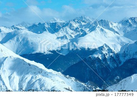 Silvretta Alps winter view (Austria). Silvretta Alps winter view (Austria). 17777349