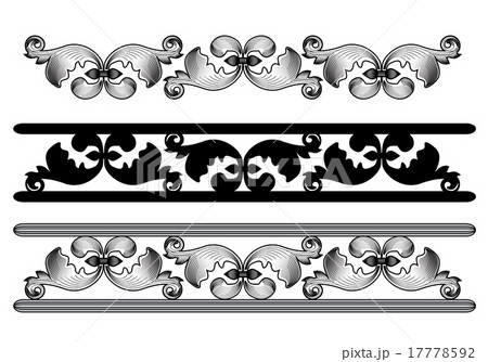 surround a carved pattern on a white background 17778592