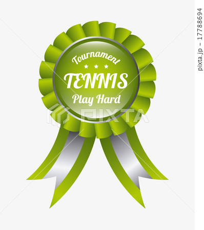 Tennis design over white background vector illustration 17788694