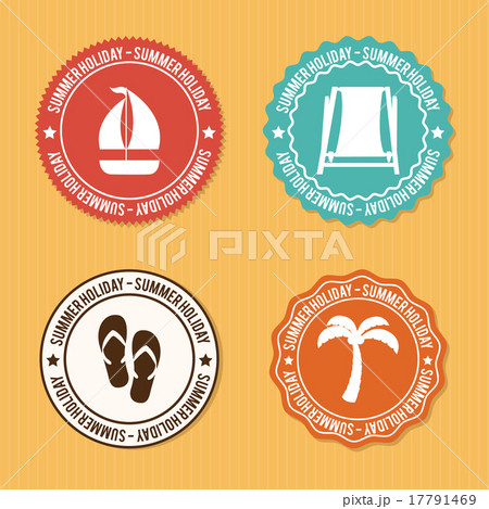 beach design over pink background vector illustration 17791469