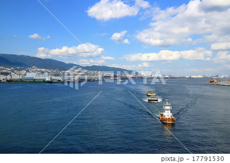 神戸港 神戸大橋から東を望む 17791530