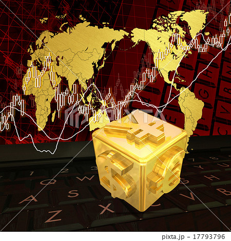 世界の株式市場のダイスを振る 17793796