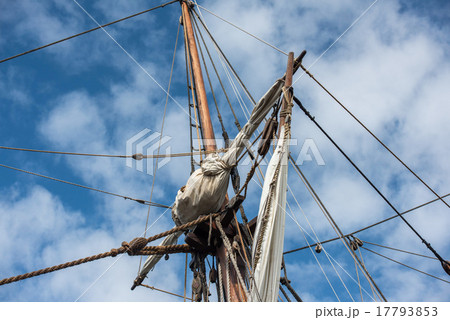 Old vessel sail ship detail 17793853
