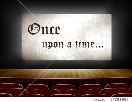 Cinema screen with once upon a time Cinema screen with once upon a time 17793995