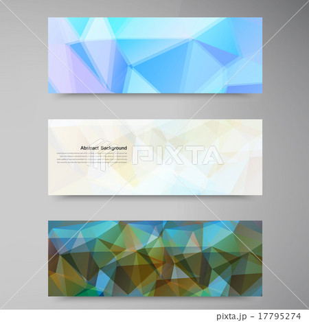 Vector abstract background. Polygonal pattern 17795274
