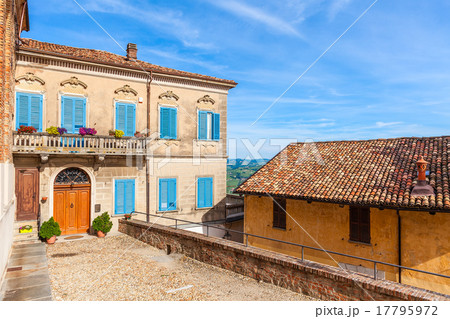 Colorful house in small italian town. Colorful house in small italian town. 17795972