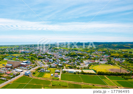 いすみ市夷隅川周辺を空撮 17796495