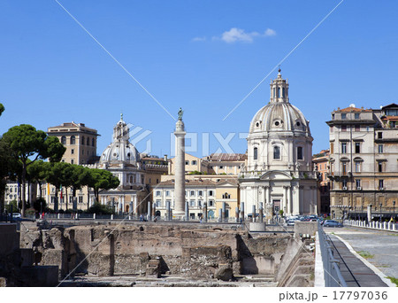 Trojan column, churches of Santa Maria di Loreto a Trojan column, churches of Santa Maria di Loreto a 17797036