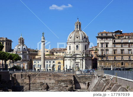 Trojan column, churches of Santa Maria di Loreto  17797039