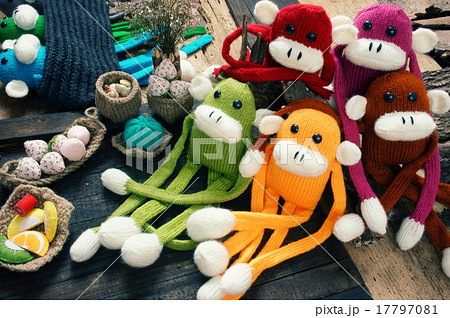 handmade, monkey, happy new year, funny animal 17797081