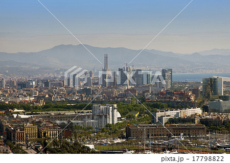 Aerial view of Barcelona Aerial view of Barcelona 17798822