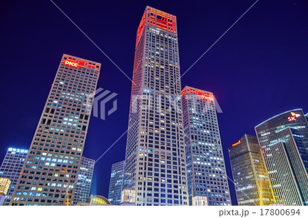 Evening, night modern Beijing Evening, night modern Beijing 17800694