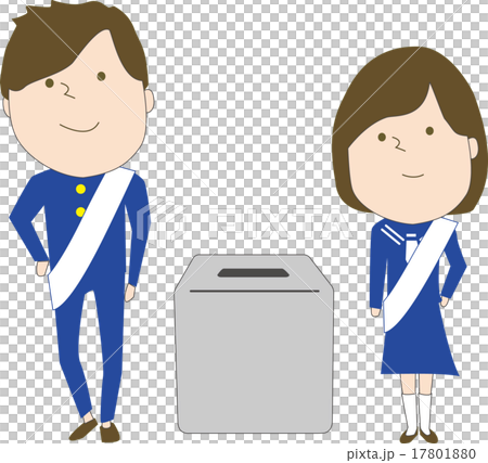 学生選挙＿イラスト 17801880