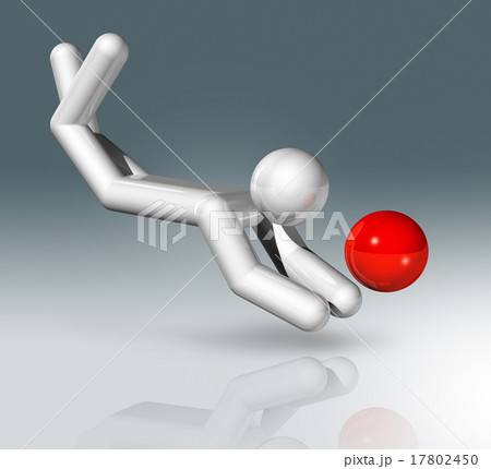 Beach Volleyball 3D symbol, Olympic sports 17802450