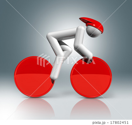 Cycling Track 3D symbol, Olympic sports Cycling Track 3D symbol, Olympic sports 17802451