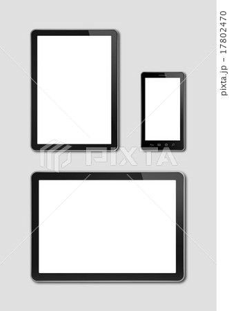 smartphone and digital tablet pc mockup 17802470