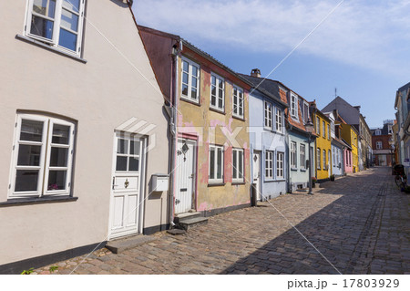 Colorful alley Nykobing Colorful alley Nykobing 17803929