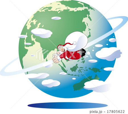 フライングサンタ 17805622