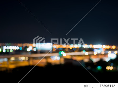 Abstract blur Bangna-Trad Road Bangkok Thailand 17806442