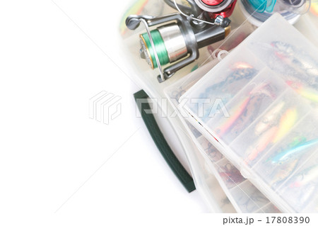 fishing tackles and lure in storage boxes fishing tackles and lure in storage boxes 17808390