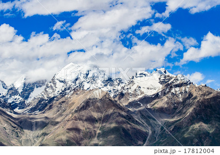 Close up Himalaya Mountain from Kasha monastery, Close up Himalaya Mountain from Kasha monastery, 17812004