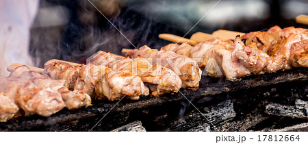 ご当地焼き鳥（東京・会津地鶏）パノラマ 17812664