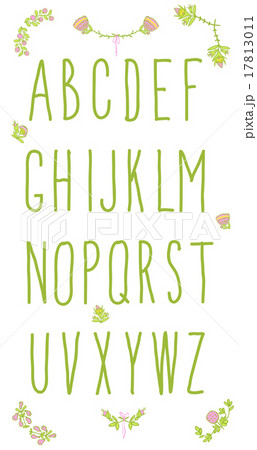 Hand drawn sketch alphabet. Handwritten font. 17813011