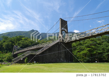 桃介橋（ももすけばし）　　重要文化財　中央橋脚 17813702