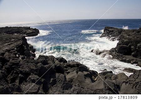 南原千畳敷 八丈島の写真素材