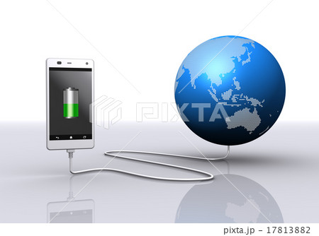 スマートフォンの充電（アジア） 17813882