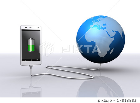 スマートフォンの充電(ヨーロッパ,アフリカ) スマートフォンの充電(ヨーロッパ,アフリカ) 17813883