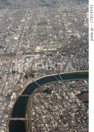 東海道線沼津駅付近を空撮 17814542