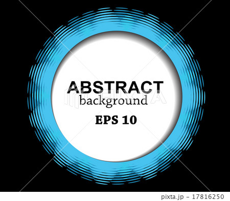abstract blue circle on a black background 17816250